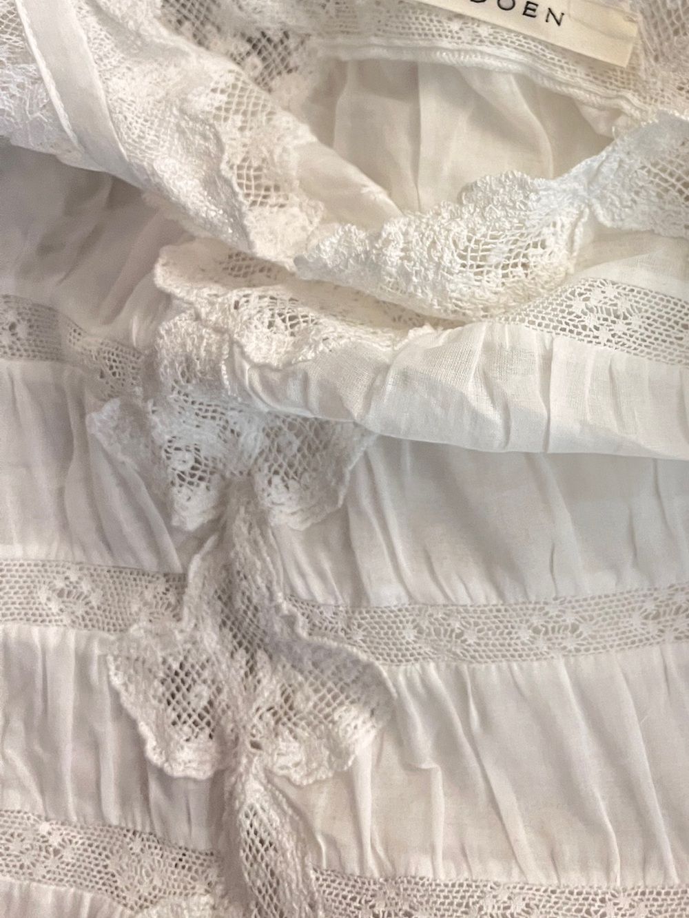 Doen White Lace Maxi Dress - Picture 8 of 16